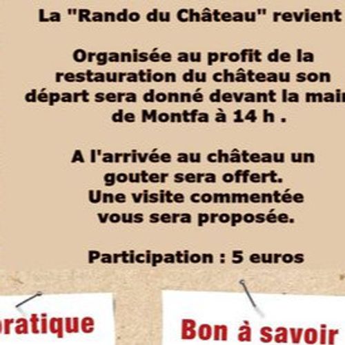 La Rando des Amis du Chateau de Monfa